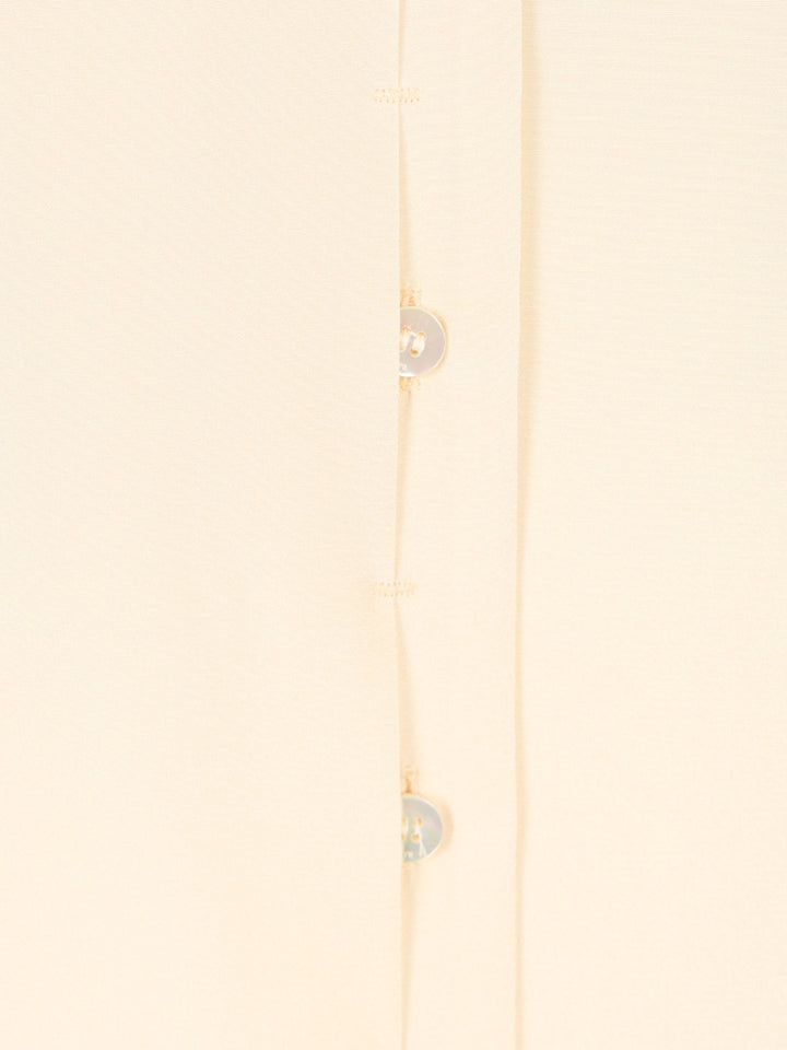 Max Mara Stretch Silk Cady Shirt Shirts - White | adba1bc27512130526bd75f2cb6048c7acec5c47