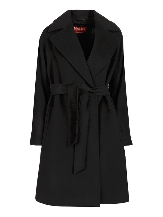 Wool Dressing Gown Coat Coats Black