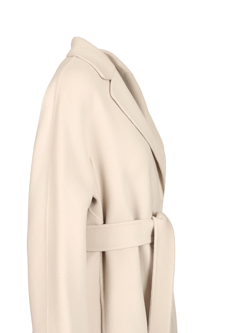 'S Max Mara Wool Drap Midi Coat Coats - White | 578ca5c9e5235b437b5215665483993dbbab61dc