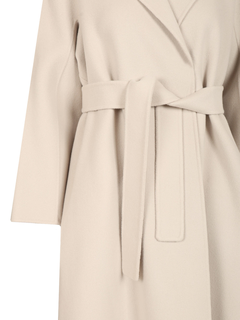 'S Max Mara Wool Drap Midi Coat Coats - White | 6e28a8938da79f7c83ef9e49305dc4e4ef5c7d6c
