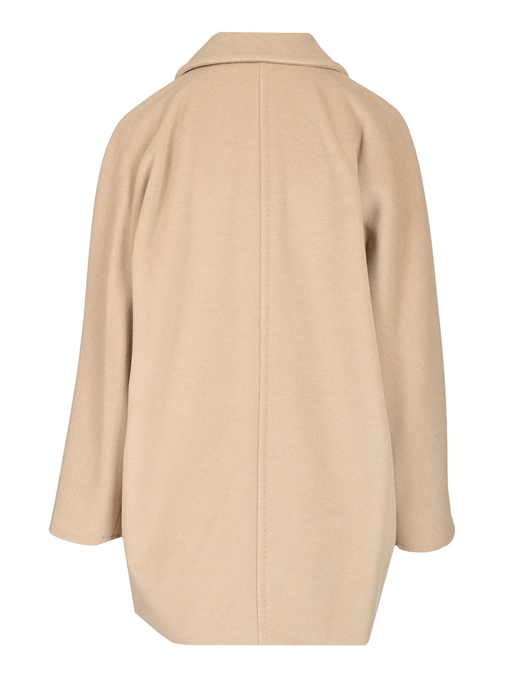 Max Mara Wool And Cashmere Beaver Coat Coats - Beige | e6a6ea423932e5e6db41dabd9d3be9a8bba77b63