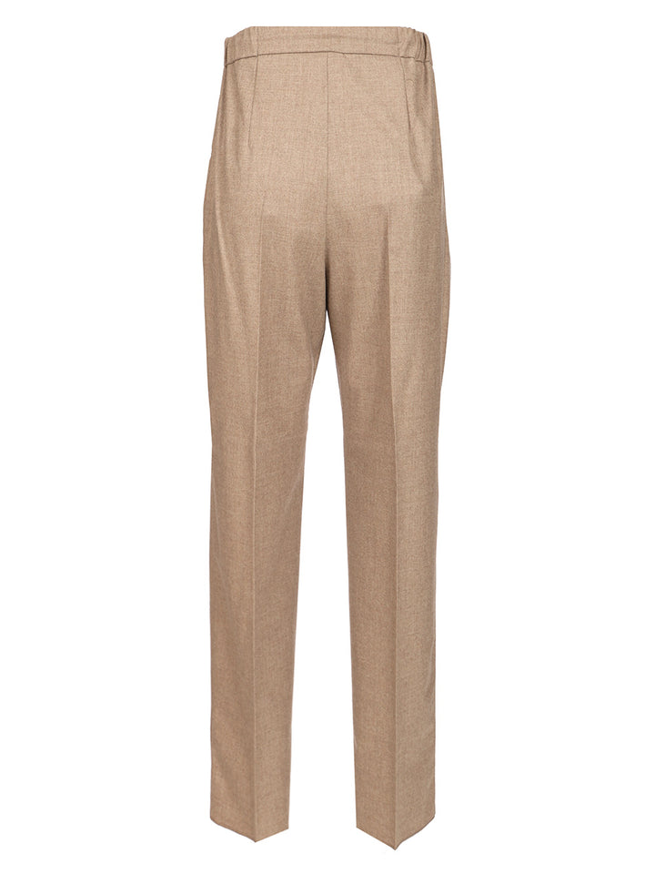 Max Mara Stretch Cashmere Trousers - Brown | 872cc7b686c43edac5f9fc6f3df43093e86f557d