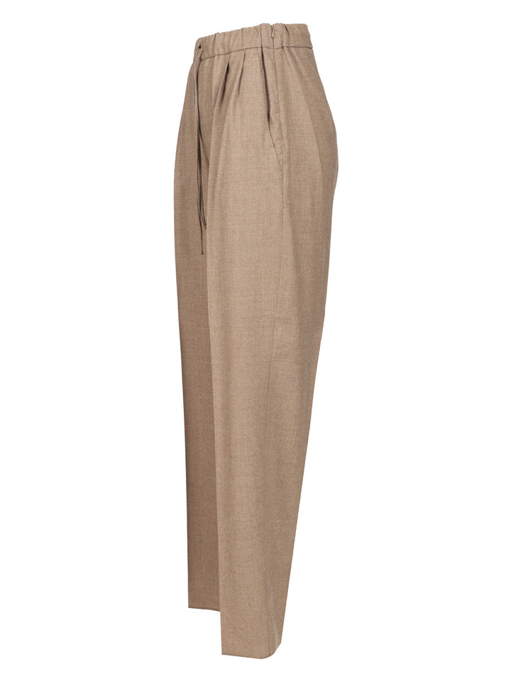 Max Mara Stretch Cashmere Trousers - Brown | cdfc182d61df66b45a08232a0c490ec15b78af09