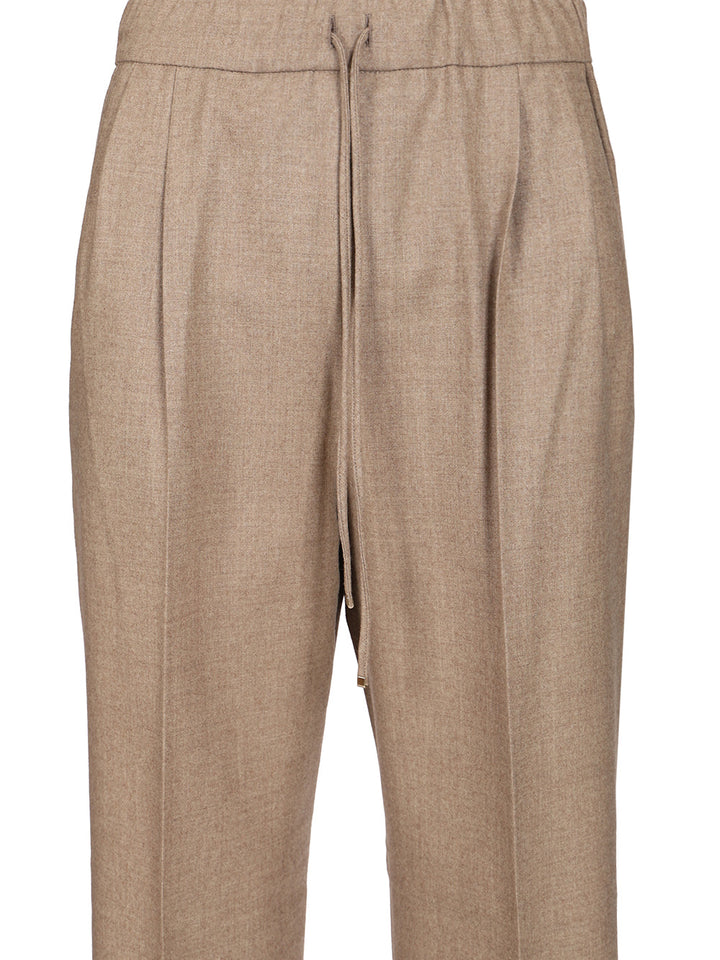 Max Mara Stretch Cashmere Trousers - Brown | b0ae8daf289859ab94c5eaaf53254a337c84e61e