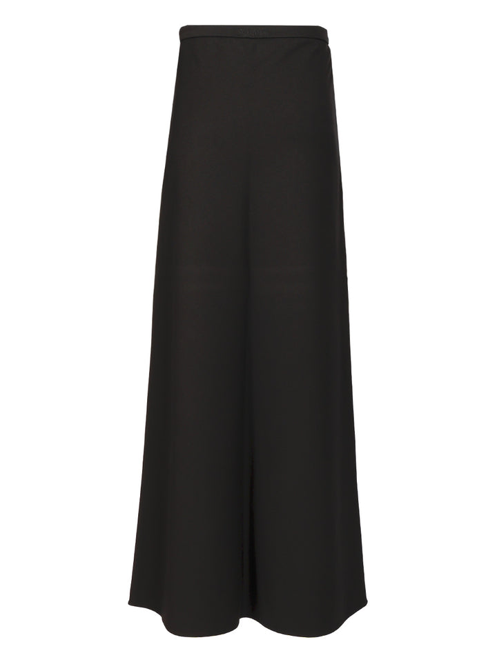 Max Mara Long Viscose Skirt Skirts - Black | b5b3b21976d5d87074a3badf5f96cd336f640cd7