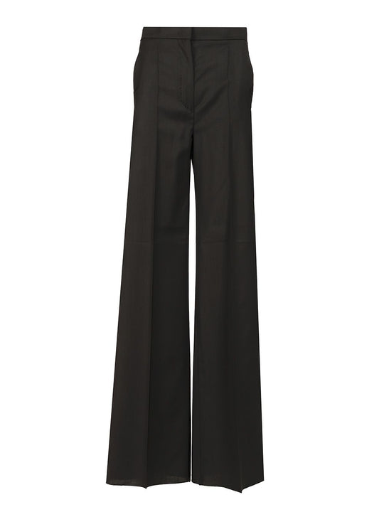 Wide Leg Trousers Black
