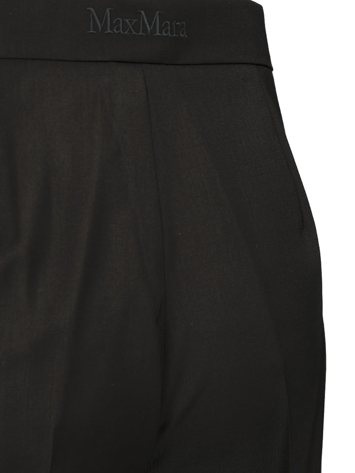 Max Mara Wide Leg Trousers - Black | 153abfcf490abd356068cce2accbaeec580245b7