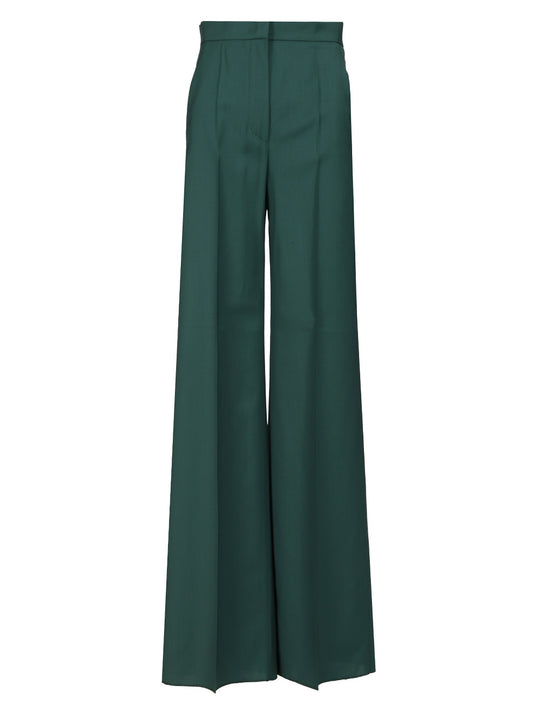 Wide Leg Trousers Green