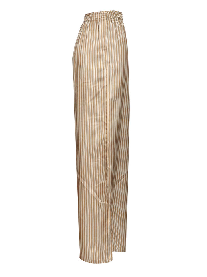 Max Mara Silk Twill Trousers - Multicolor | 48d80e70f452d491b036b38608784686b702e149