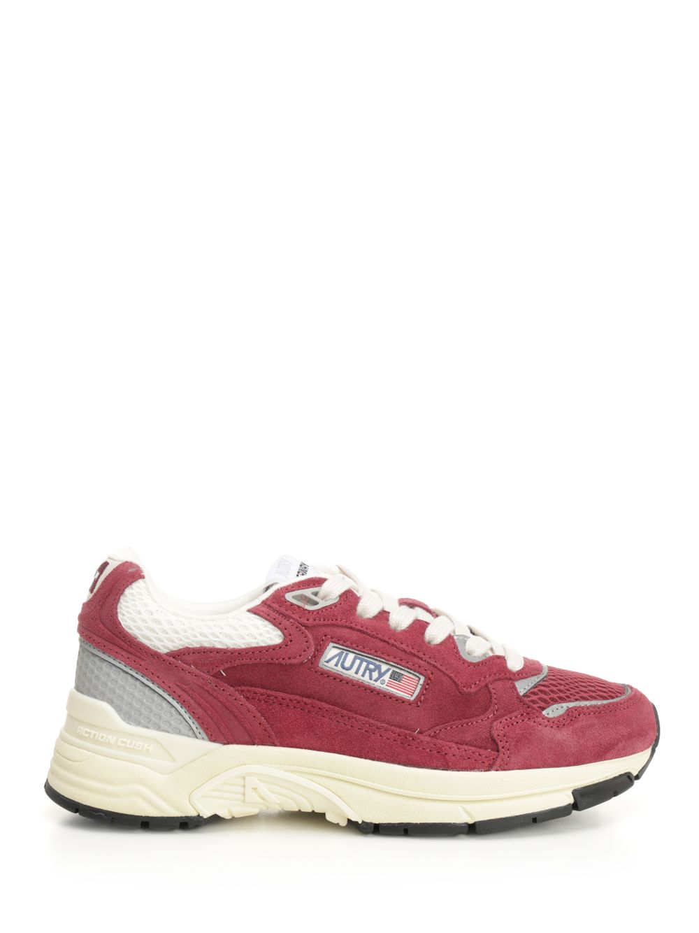 Autry  Hyperway Sneaker In Mesh And Suede Sneakers - Red | dea887900fccc28b2734027ad7931bac6bbe4c50
