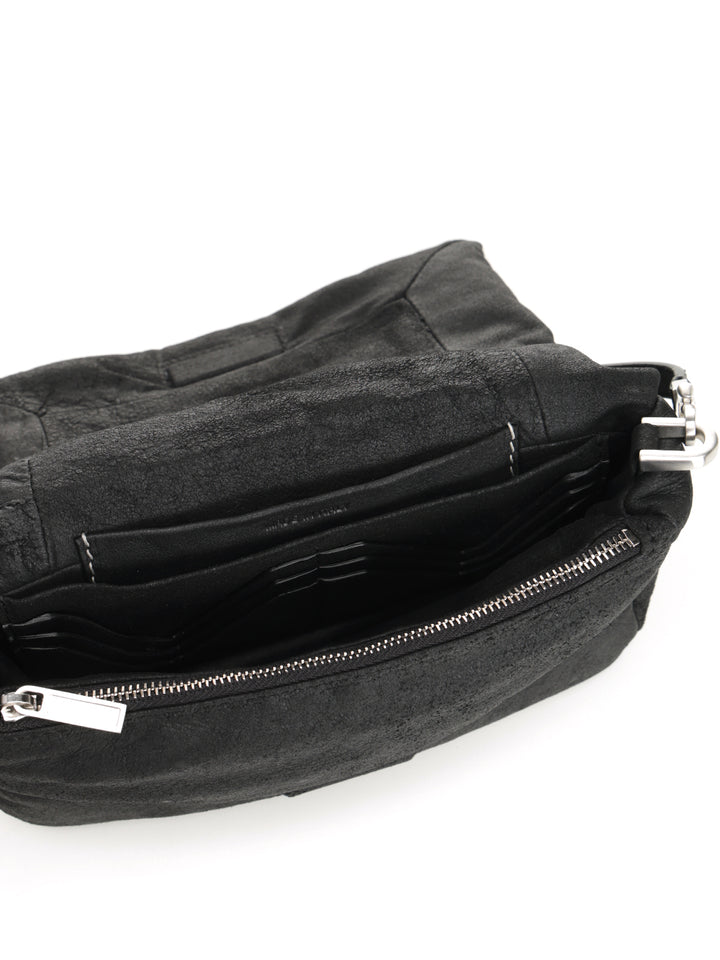 Rick Owens Pillow Griffin Crossbody Bags - Black | a7cee859a63a651a22089c78e65577fe6e750c97