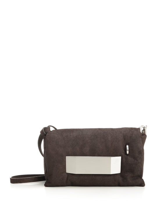 Pillow Griffin Crossbody Bags Brown