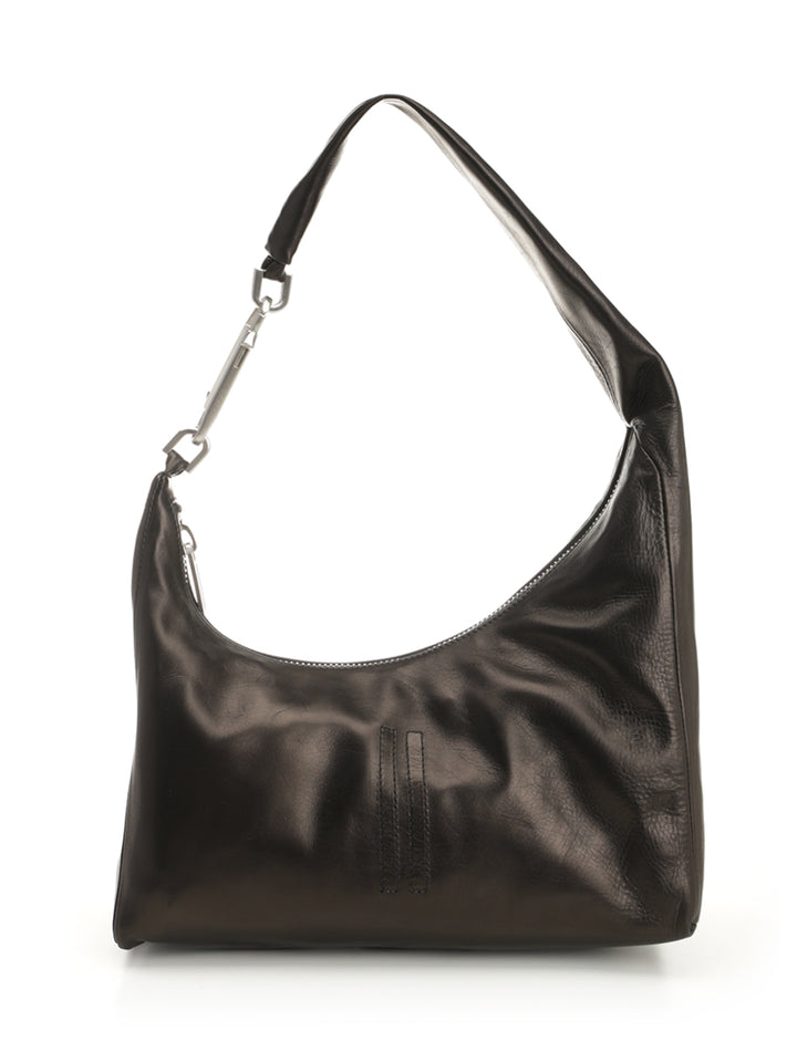 Rick Owens Gemini Cropped Shoulder Bags - Black | 62afb6e9e775c1e6913bbd6693d77fb299e20bca