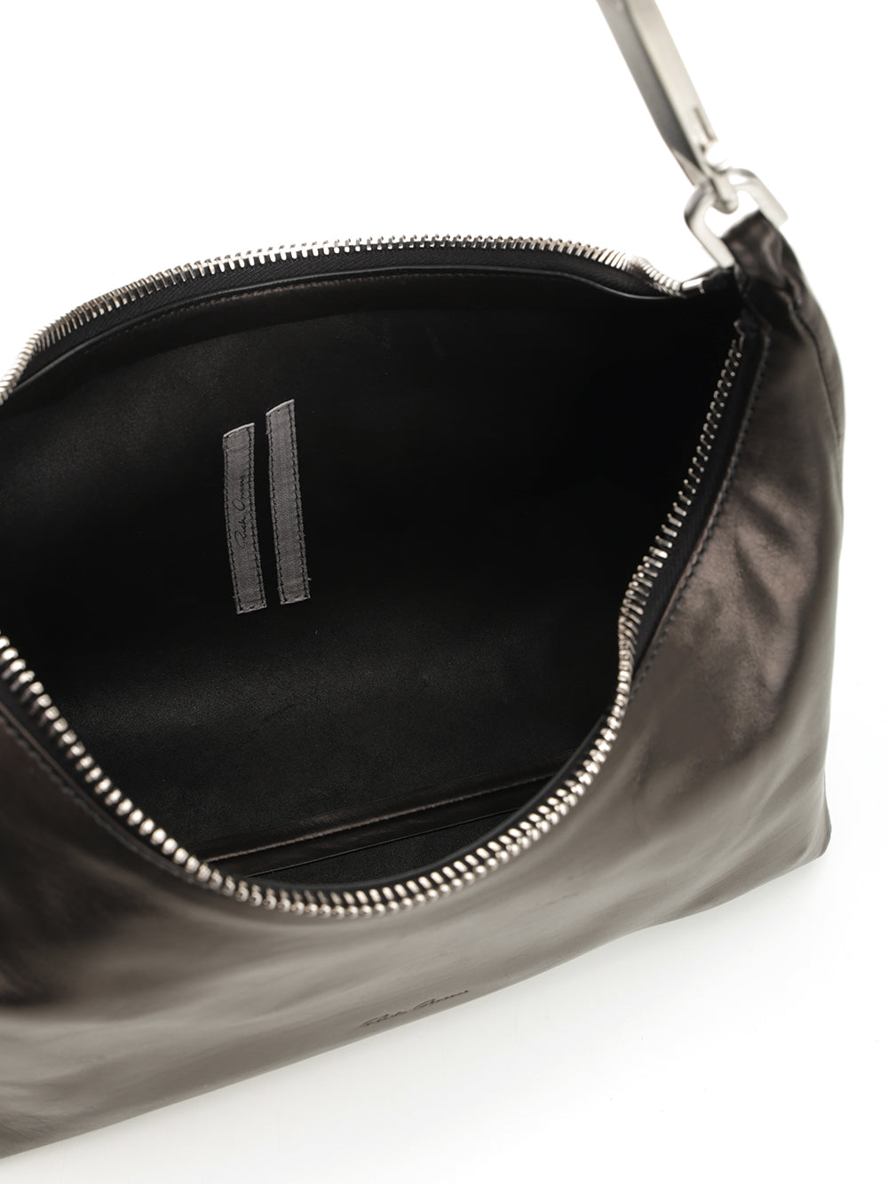 Rick Owens Gemini Cropped Shoulder Bags - Black | 8b69788286e0102161ecb8d8023782d61c0a48b4