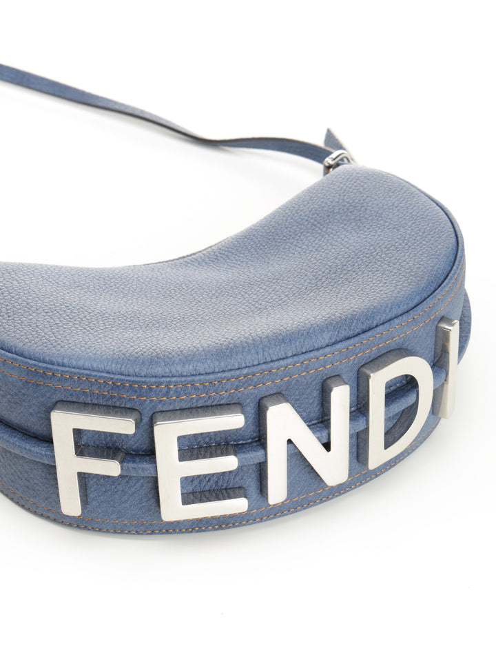 Fendi Fendigraphy Handbags - Blue | 08e03837109a7c78a64a51405995c36ef9cdd564