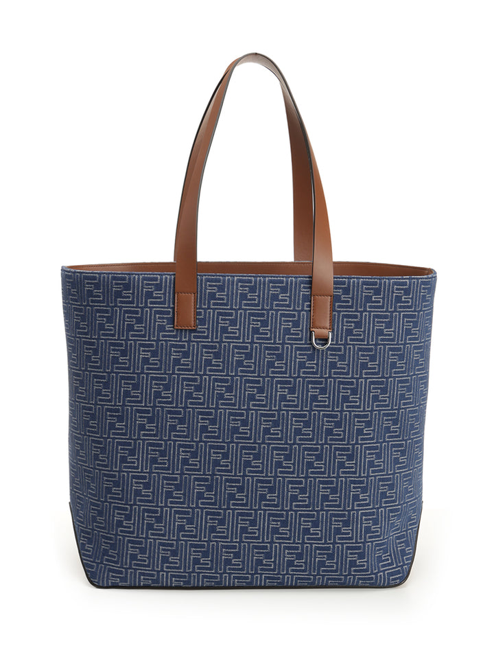 Fendi Medium Ff Shopping Bag Handbags - Blue | 143c824e3836cca6eee23c5c6539ce630605f761