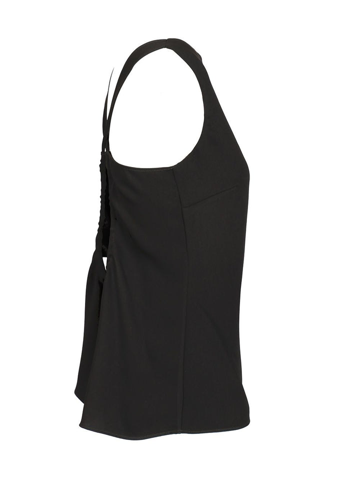 P.A.R.O.S.H. Cady Blouse Tops - Black | 90f5231fb78d68b218331f121211092d0a26f1a1