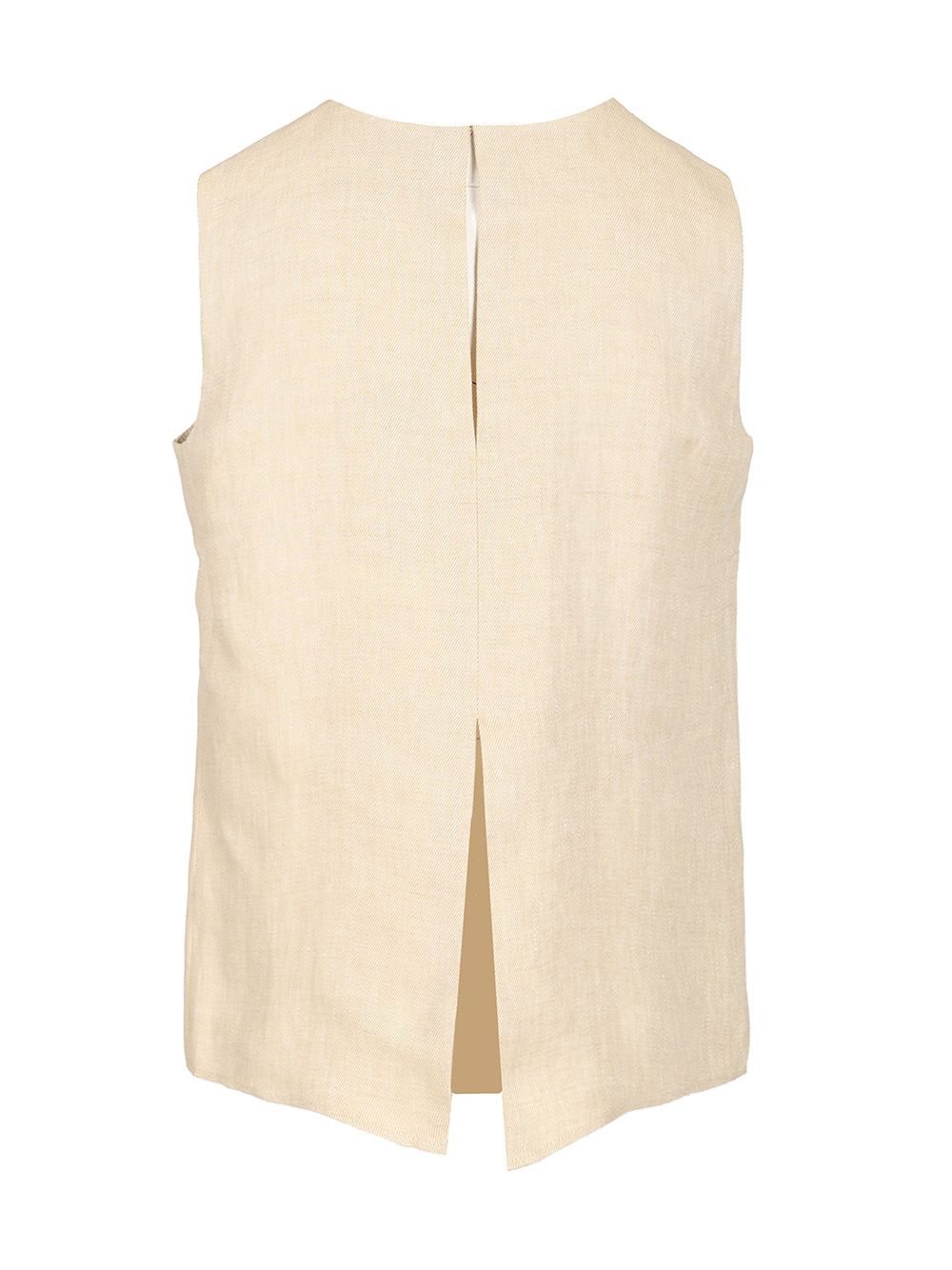 P.A.R.O.S.H. Linen Blouse Tops - Beige | 6a8da3d7b475821f1addd9918151e9e87868d098