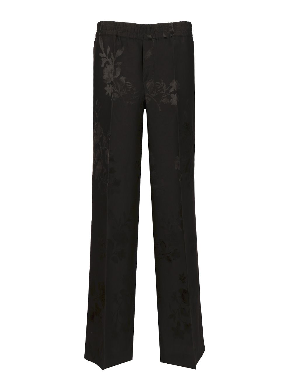 P.A.R.O.S.H. Linen And Viscose Trousers - Black | 6f860b0479561c45bbfa173a472bda18568e2c90