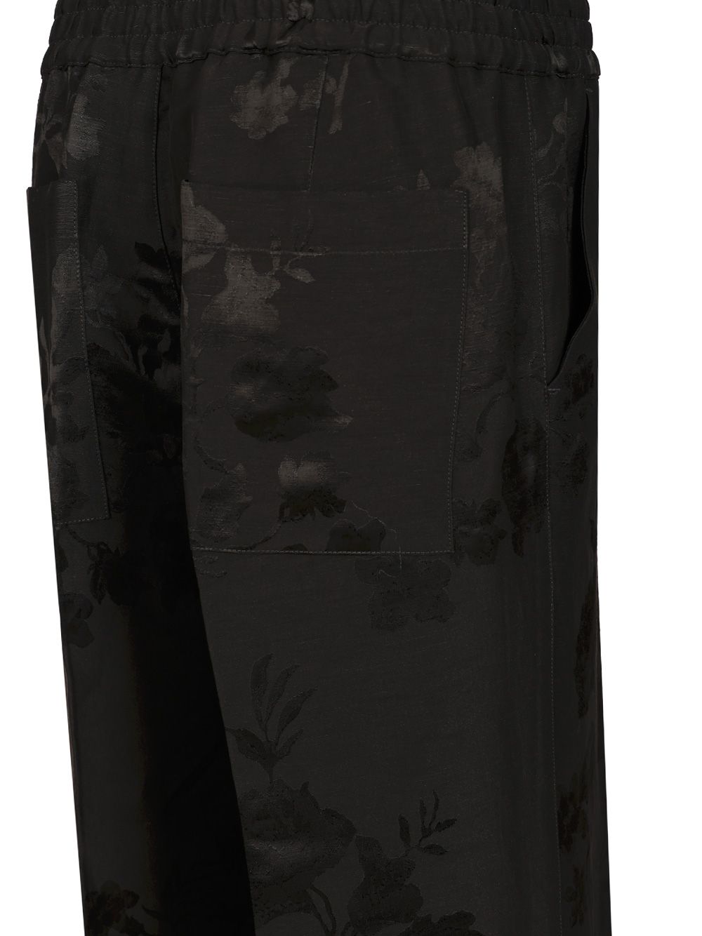 P.A.R.O.S.H. Linen And Viscose Trousers - Black | 42e3396b82aa9ee7edbea6b4adfa3eaf3f51df94