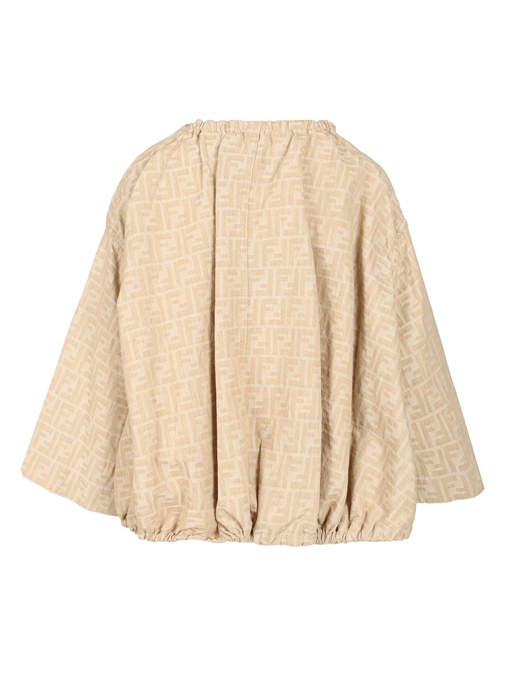 Fendi Ff Chambray Jacket Jackets - Beige | 02f44009ba0ccda98cb75db339fdf4cad1242fa1