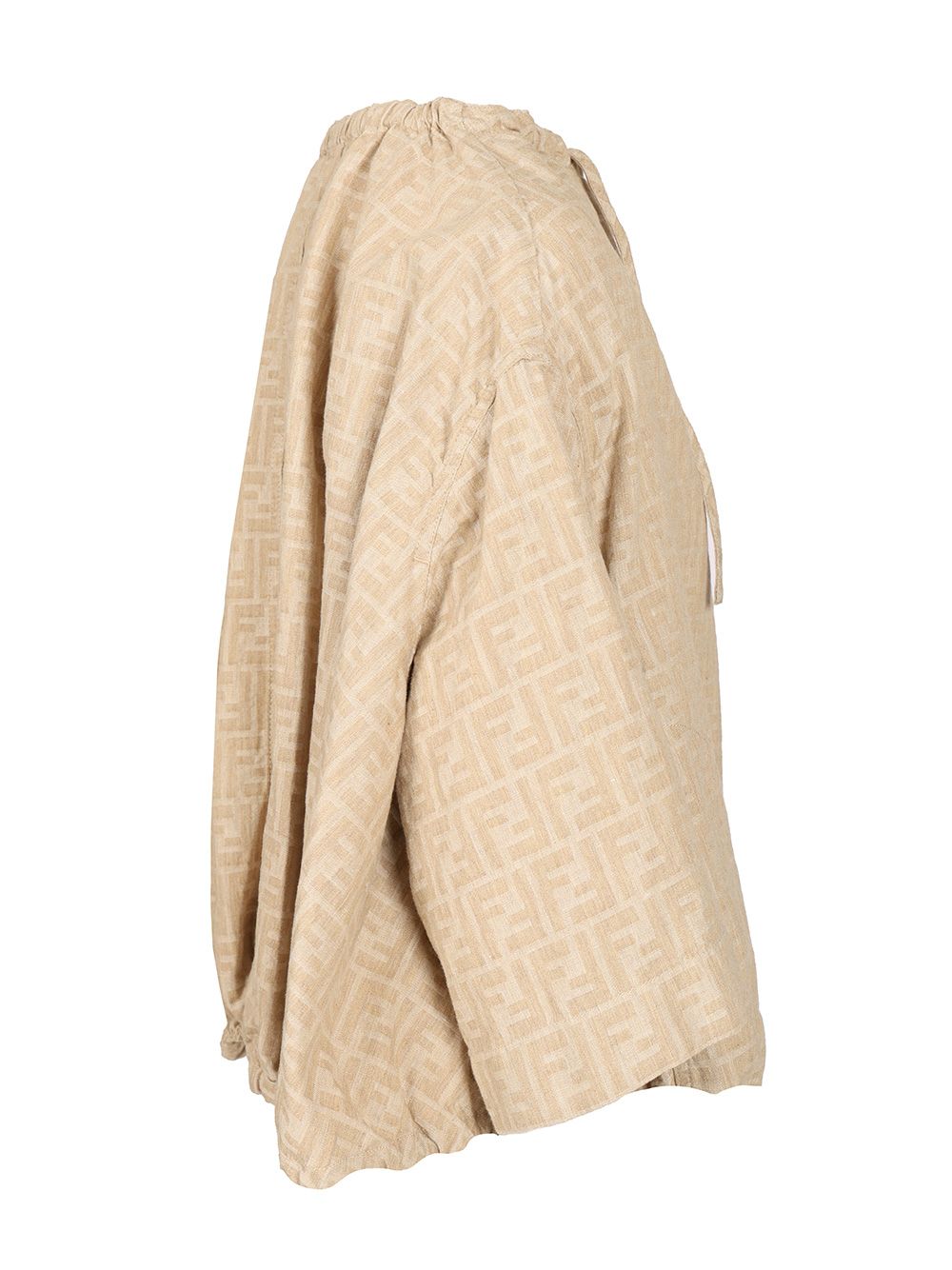 Fendi Ff Chambray Jacket Jackets - Beige | dfc275ffc30050ce4a5a3c432fc8714ded7a4141