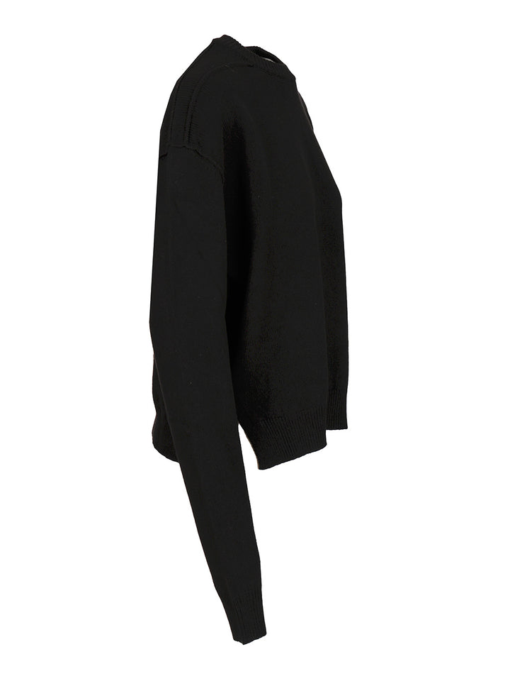 Rick Owens Cashmere And Wool Sweater Knitwear - Black | 1ce217aafdcf9067aed4e3db091a8dae37fabda9