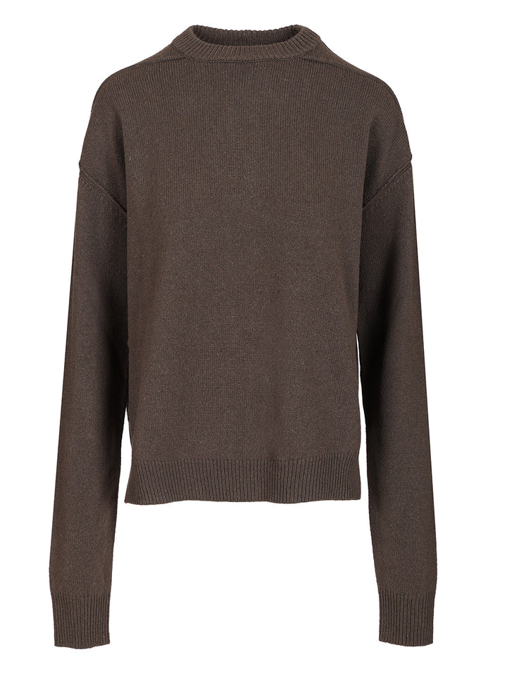 Rick Owens Cashmere And Wool Sweater Knitwear - Brown | 76b2e97ea38b6017a4558cc305805f86ea36d0d6