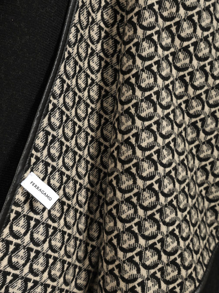 Ferragamo Gancini Scarves And Foulards - Black | 425763d0c1b55d99d98bf807f8ee3edf94e5d36f