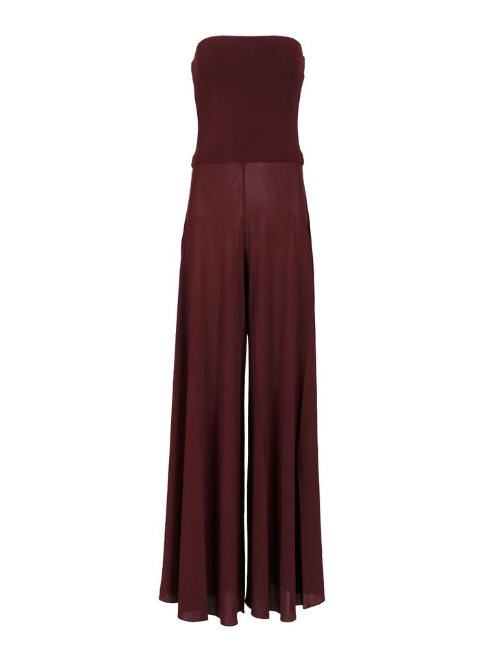 AlaÏA Bustier Jumpsuit Jewelry - Bordeaux | 98a0d17e45cf792cbc22a229518e10a283d33037
