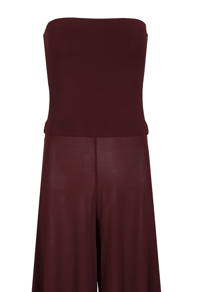 AlaÏA Bustier Jumpsuit Jewelry - Bordeaux | 9f48d53791078532aa25864f4b3732c03af29fbb