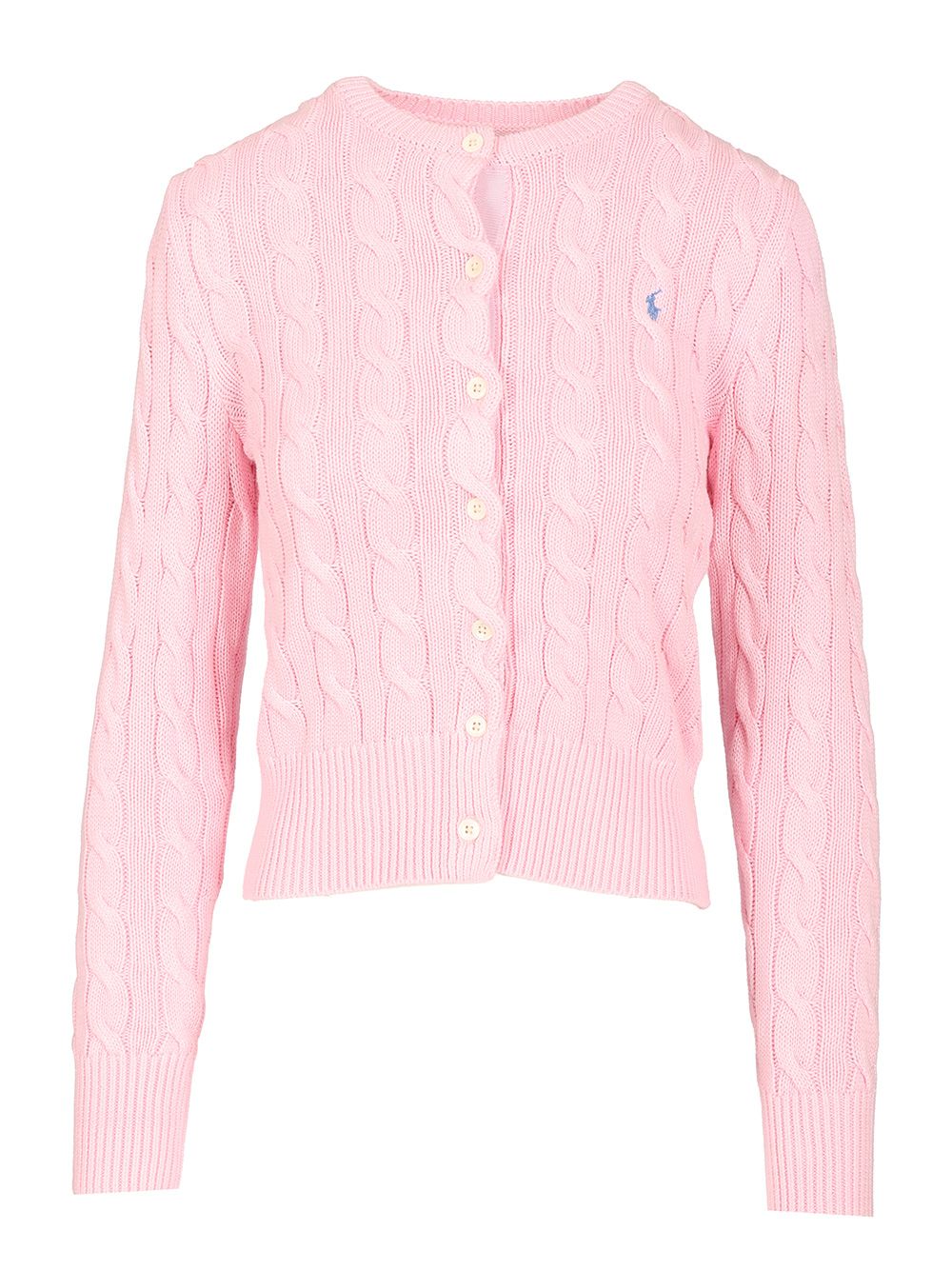 Polo Ralph Lauren Cable Knit Cardigan Knitwear - Rose | 9cb38c89bc1ec72c3de3d244f4408be80c58a71a