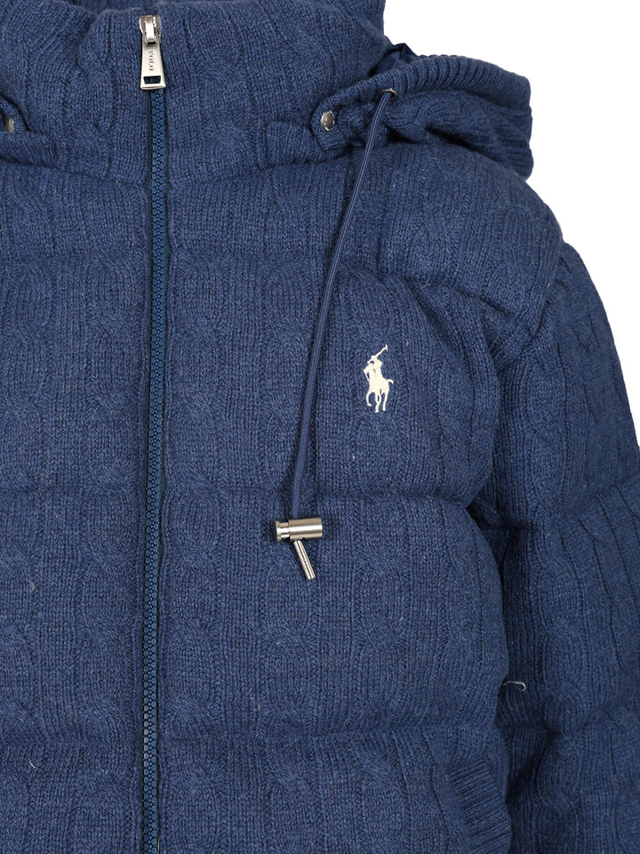 Polo Ralph Lauren Cashmere And Wool Down Jacket Duvets and padded items - Blue | 621a50eddaa3302f92dd91077be053843e83d44f