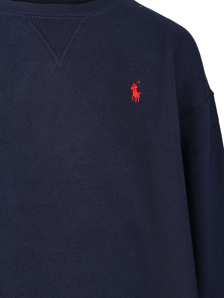 Polo Ralph Lauren Crewneck Sweatshirt Sweatshirts - Blue | 347caf4182ef5607a787c12c687c03b6e76362ac