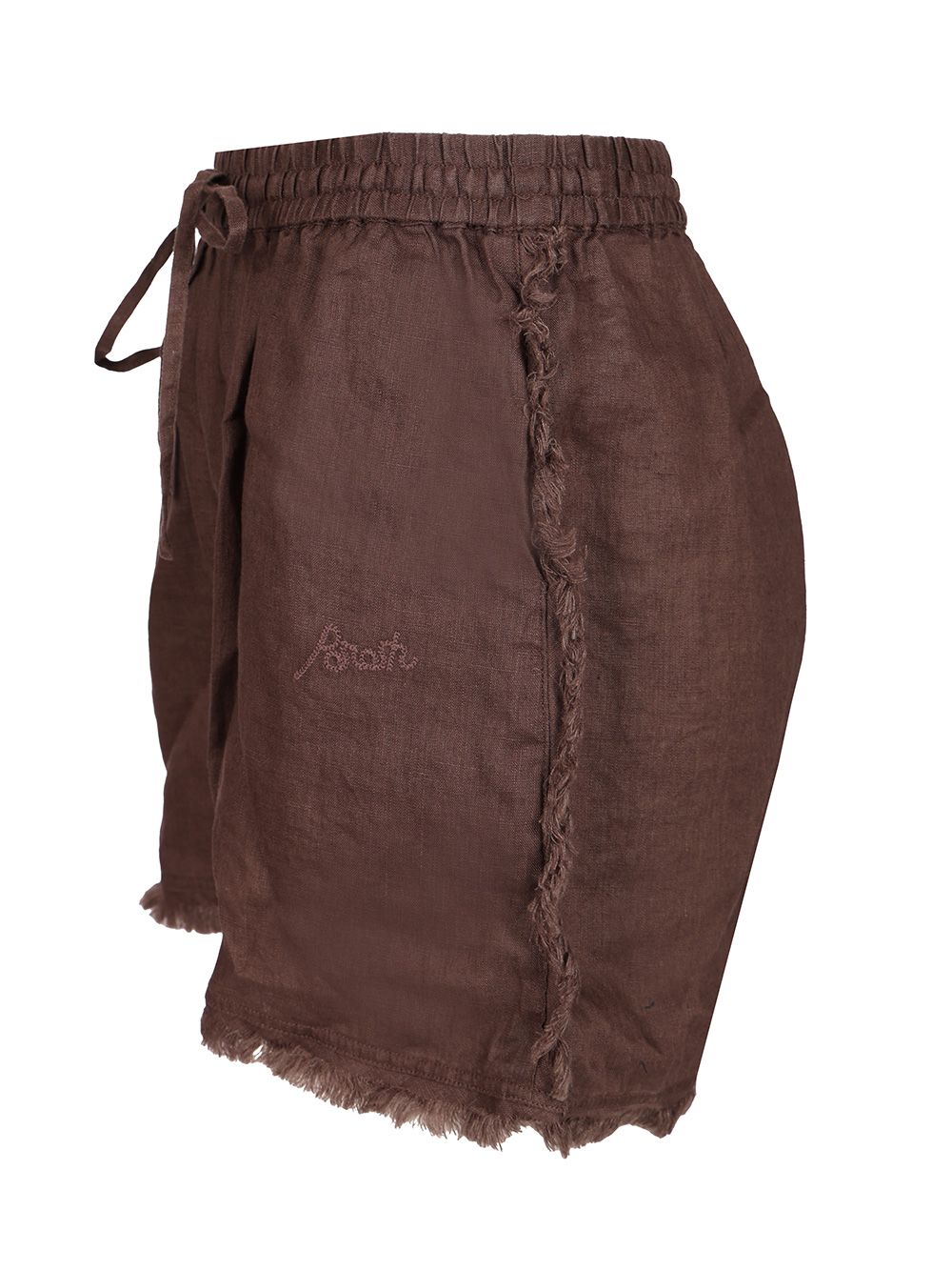 P.A.R.O.S.H. Shorts Beach25 Lino Trousers - Brown | 1ad95b35042709d9220ffa74ad5653c20b50ad28