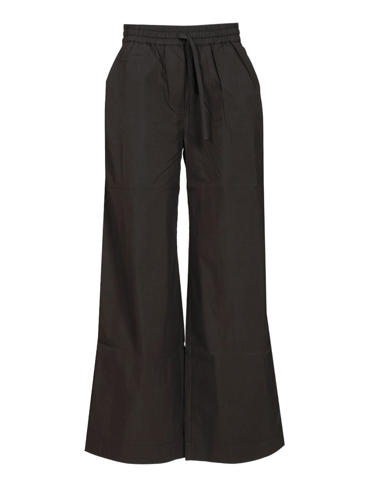 P.A.R.O.S.H. Wide-Leg And Soft Trousers - Black | 7d604130bddb327a14cc2a86437567ff9f334000