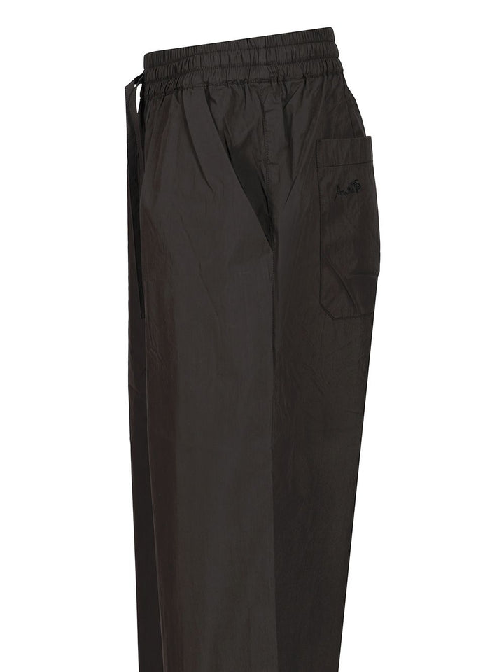 P.A.R.O.S.H. Wide-Leg And Soft Trousers - Black | 9d2dd9ecaae9b2dfc731f13aabb0bec54b70ef53