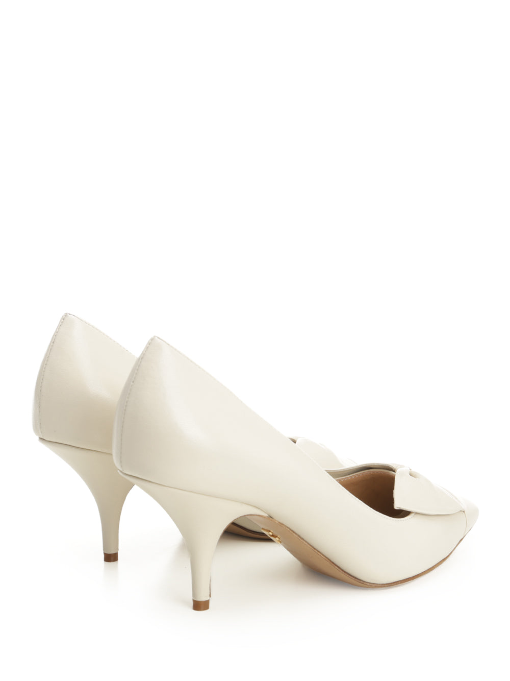 Ferragamo Bow Pump Pumps - White | c54f031e76d2f6f214d42d1ed4cef4d32bbbecc8