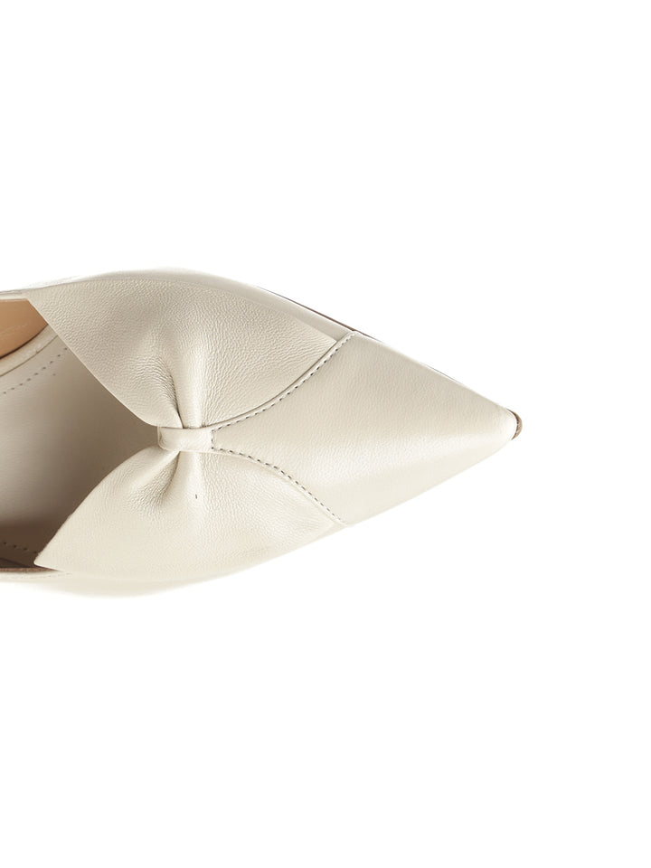 Ferragamo Bow Pump Pumps - White | 8724723ff8db002711a0e87431661db575f389bf