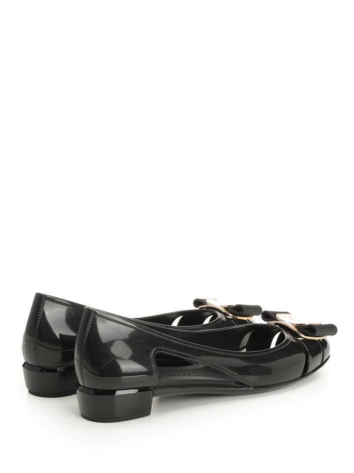 Ferragamo Pvc Ballerina Scarpe basse - Black | 75d72084e45efc48f7c22b8135a860039c5f66f4