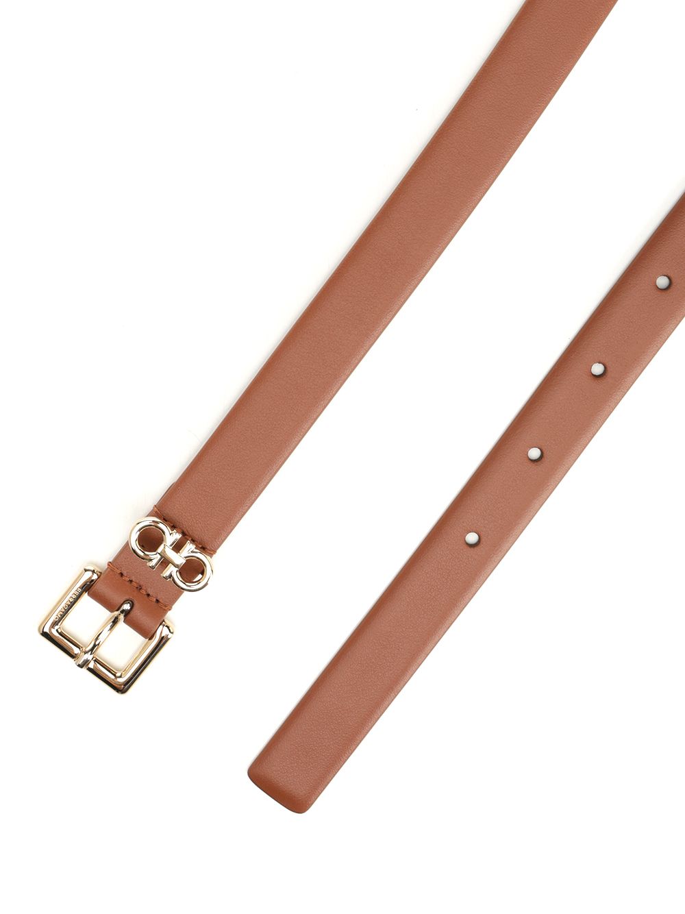 Ferragamo Double Gancini Fixed Belt Belts - Brown | 19b396305d7629b034359d1aa30cf233055cede8