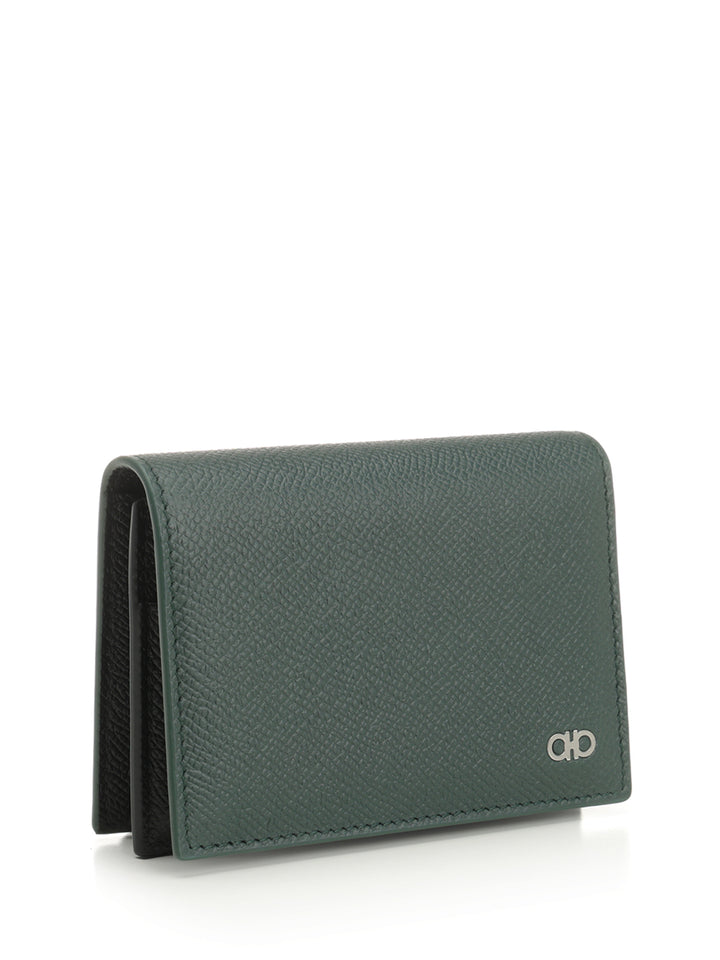 Ferragamo Gancini Wallets - Green | 5acdbb7175fa8398e974b8eafc0d2008d45334ab