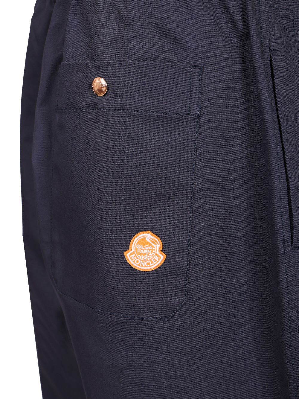 Moncler Genius Cotton Gabardine Trousers - Blue | cc2da5235e095b59ada8360cd0e6448ec4e55fe1