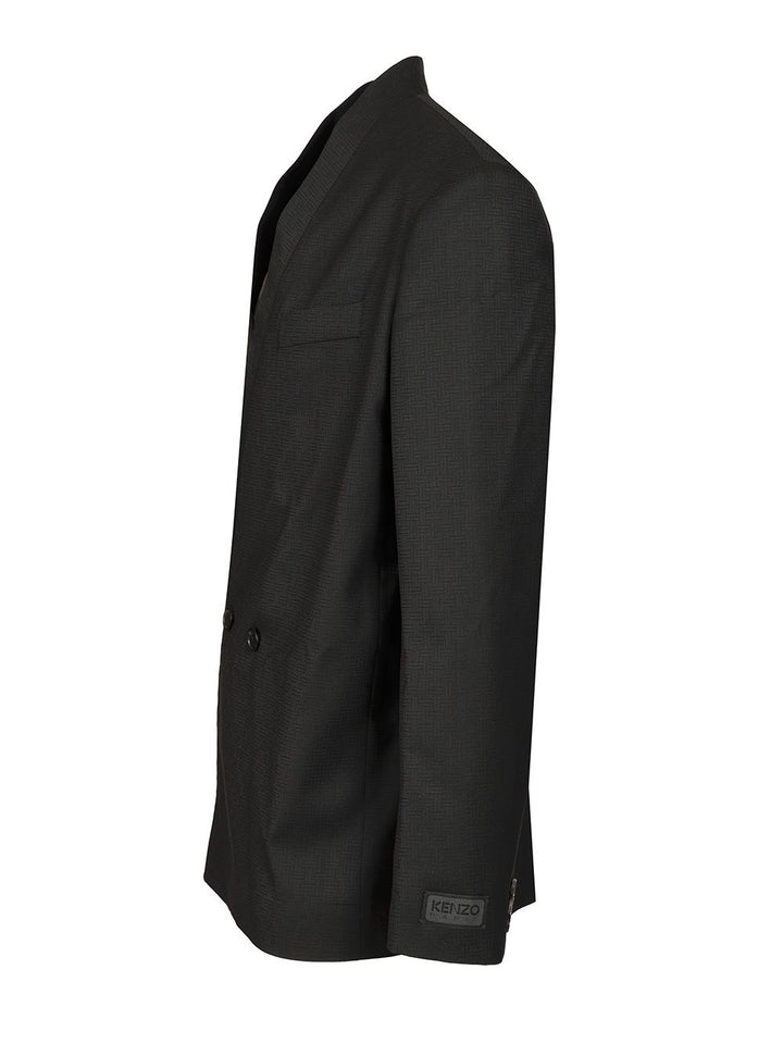 Kenzo Tailored Kimono Jacket Jackets - Black | 9787828b45e3d66cfe50cd5a141e77f49535262b