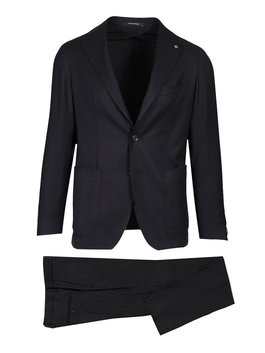 Wool And Silk Suit Dresses Blue