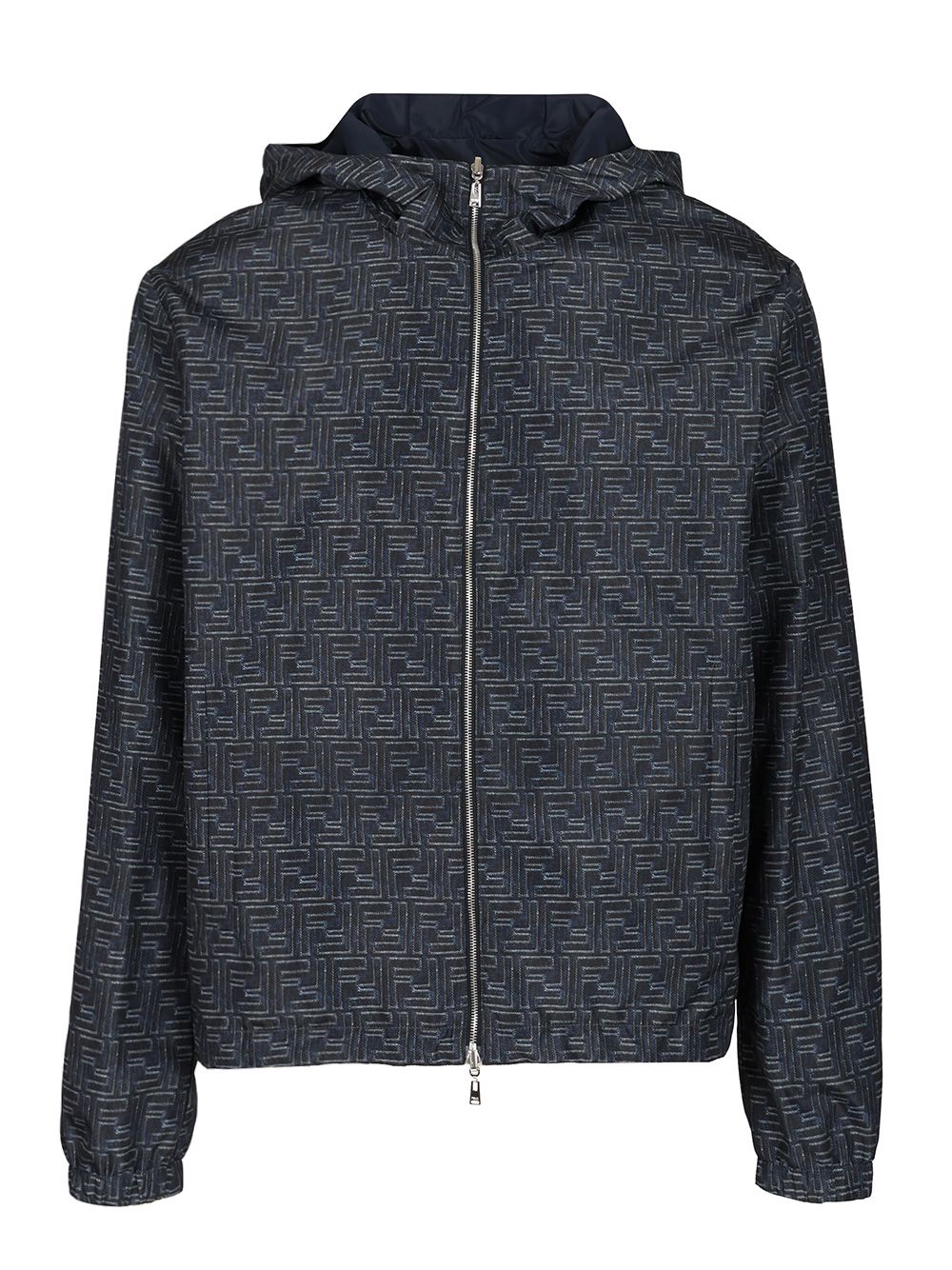 Fendi Reversible Windbreaker Jacket Jackets - Blue | b1d02abdc44f54ccf6ba5b35a8ba171c6ed5fc2c