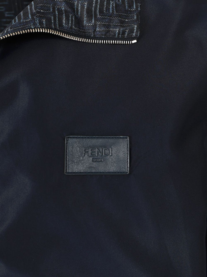 Fendi Reversible Windbreaker Jacket Jackets - Blue | 9ba0dd0f0444c6e06288ba564f0fbb52e5803dc5