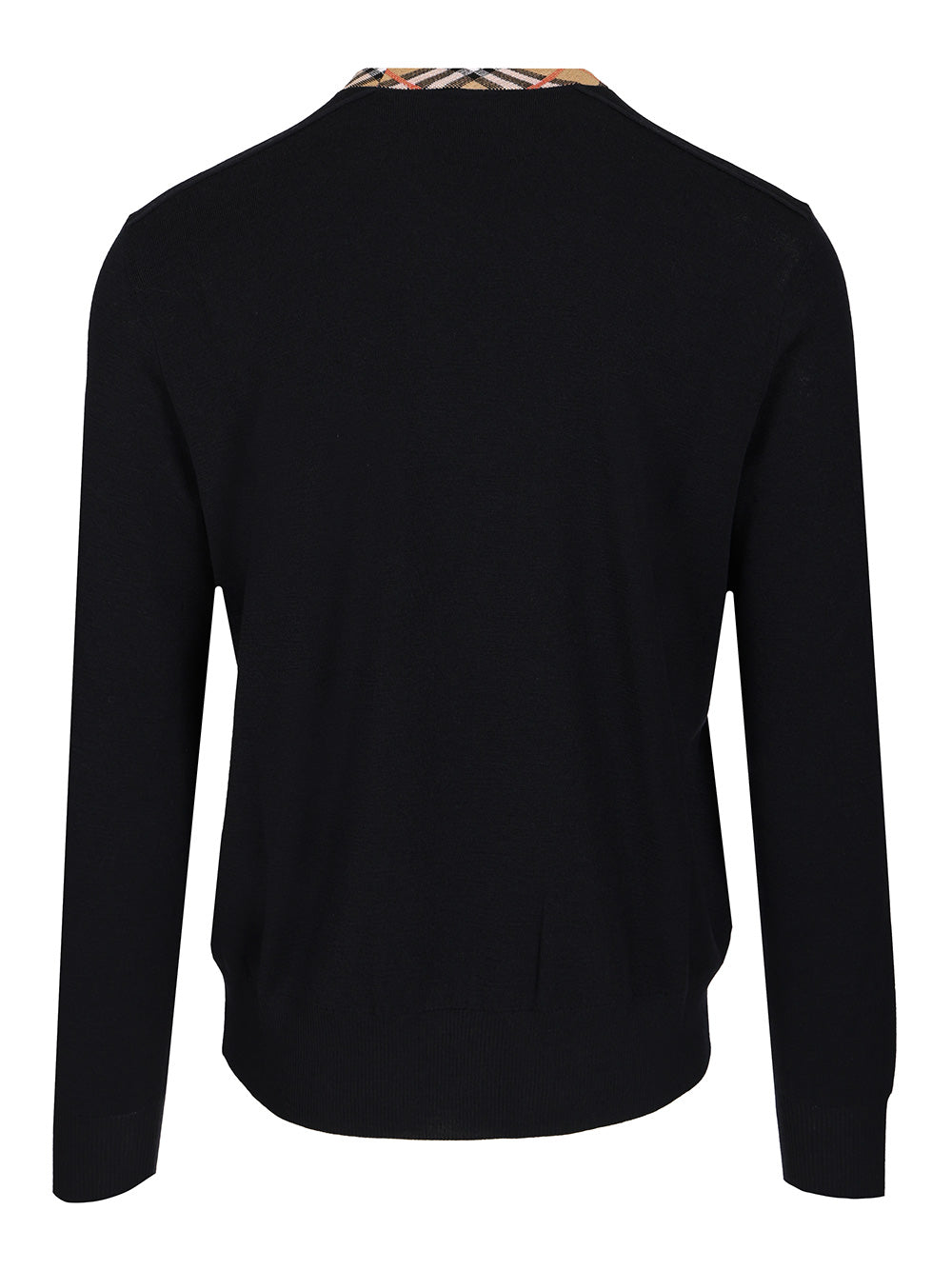 Burberry Crewneck Wool Sweater Knitwear - Blue | 6c127fd2c2a6ded233c88c5fc06c7809f8f1905e
