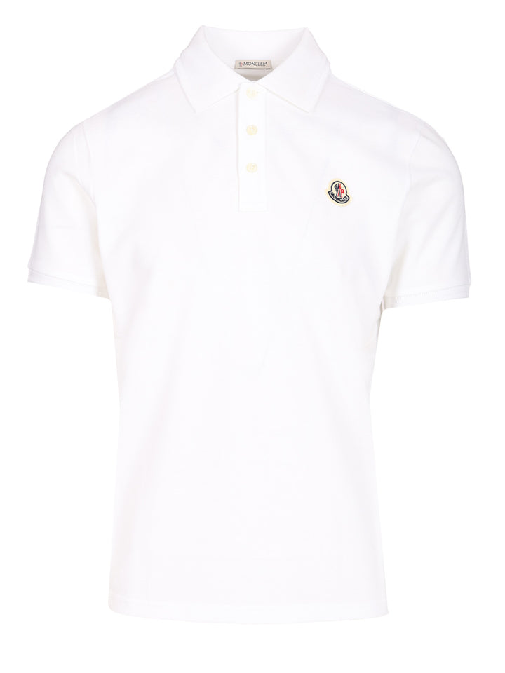Moncler Piquet Polo Polo shirt - White | 1001cbab8546fa53484952834b87f325c35aeef9