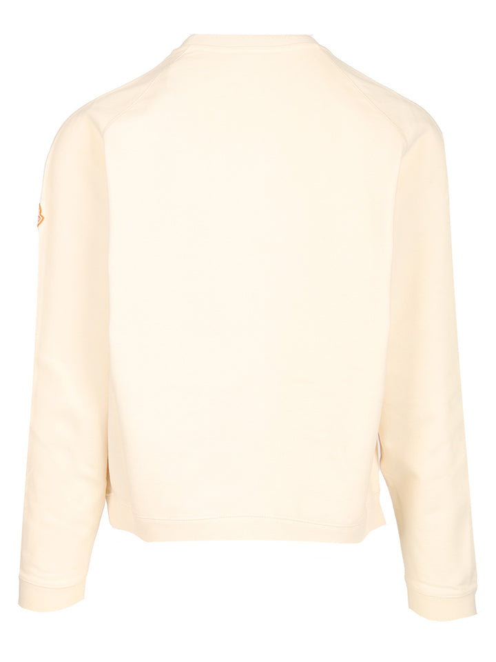 Moncler Genius Cotton Sweatshirt Sweatshirts - White | 1c3403d25857f67b5995c41bf064301e200b5403